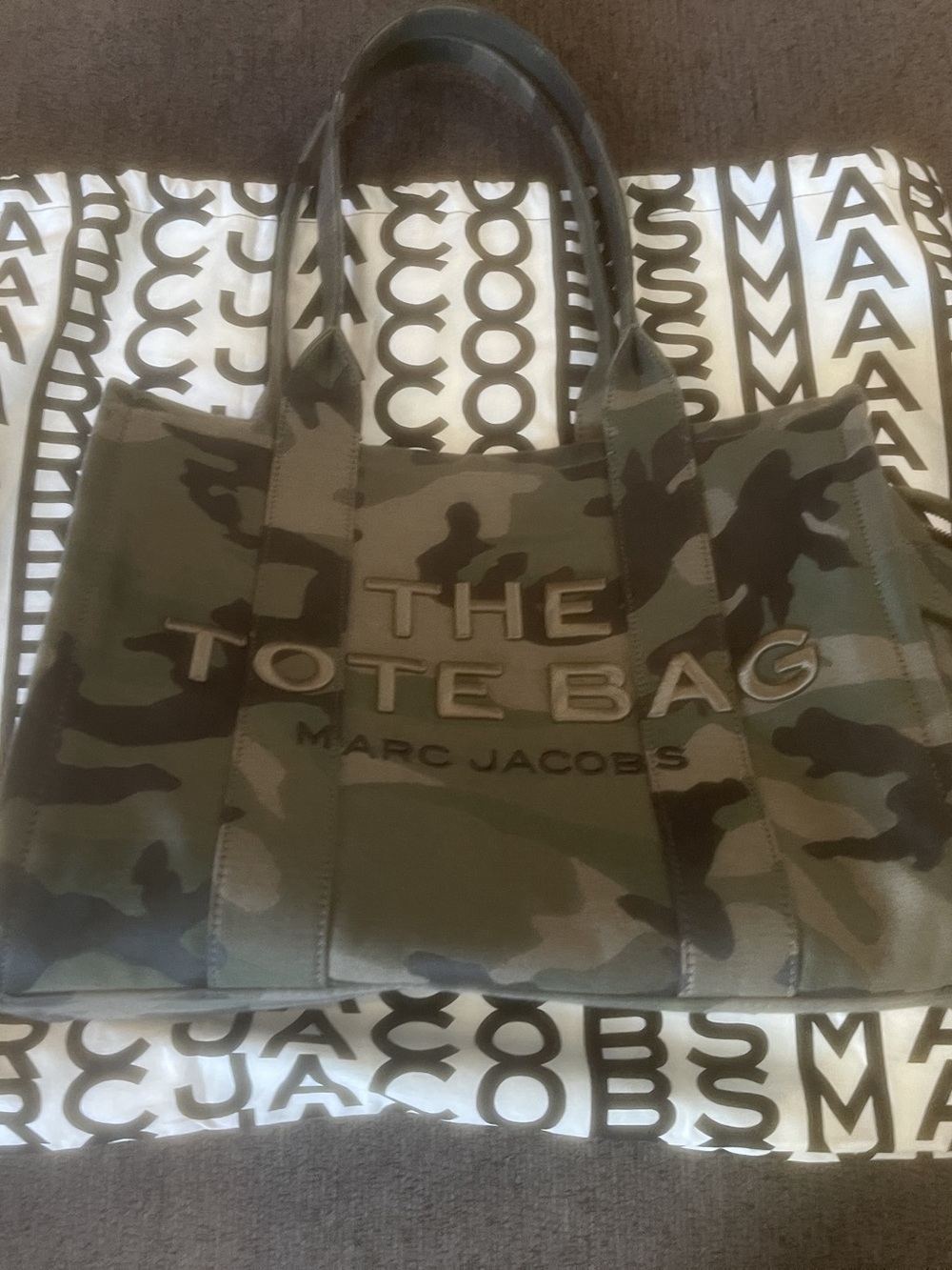 Mark Jacobs camouflage The Tote Bag